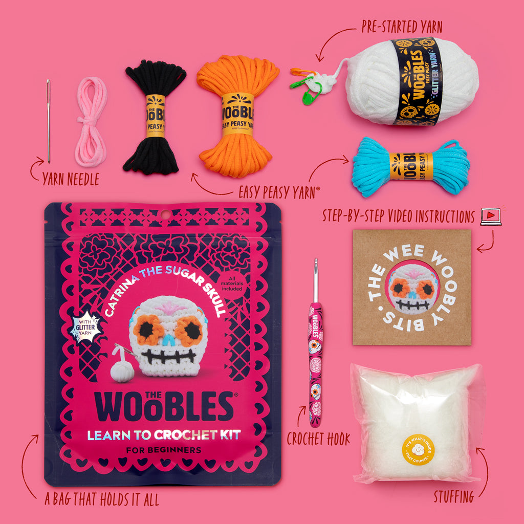 Catrina the Sugar Skull Crochet Kit
