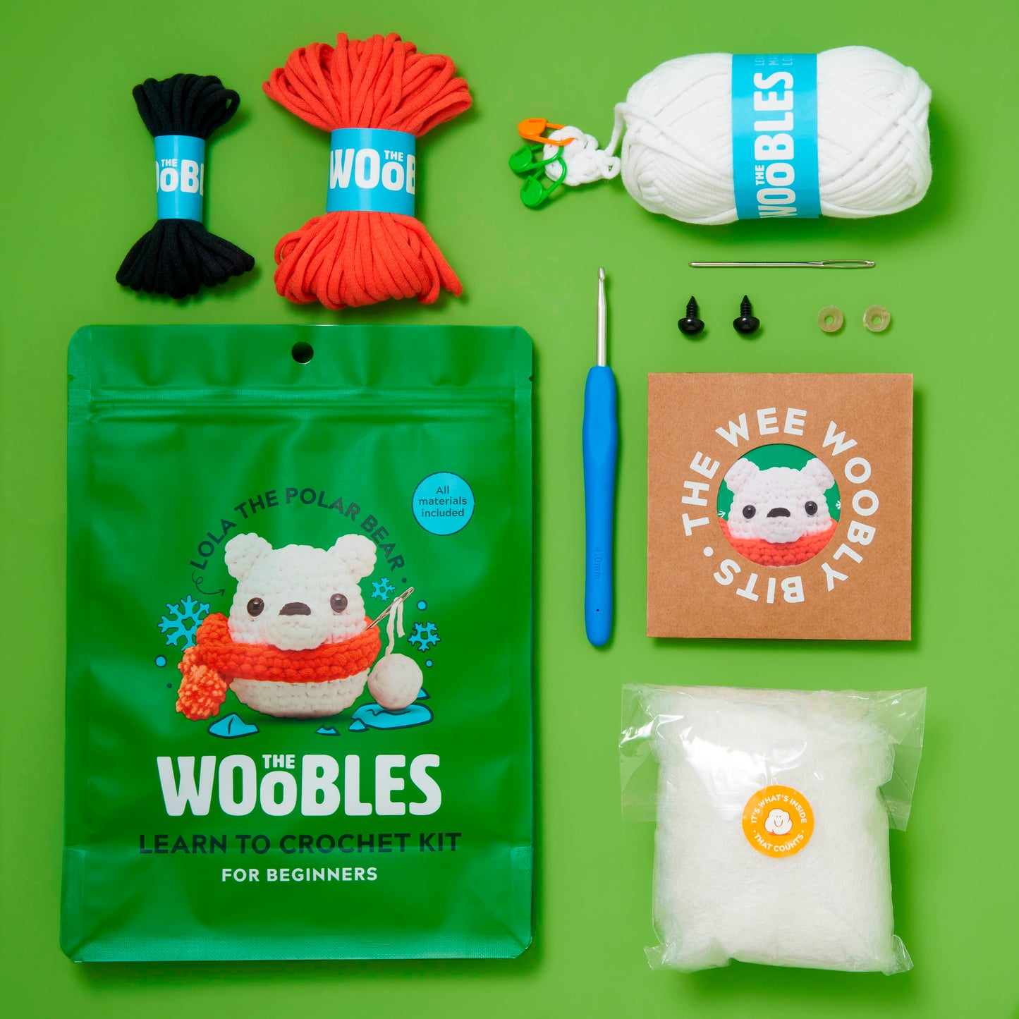 Lola Loca the Polar Bear Crochet Kit