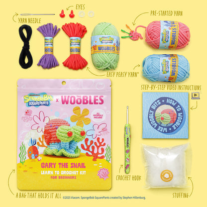 Gary the Snail Crochet Kit