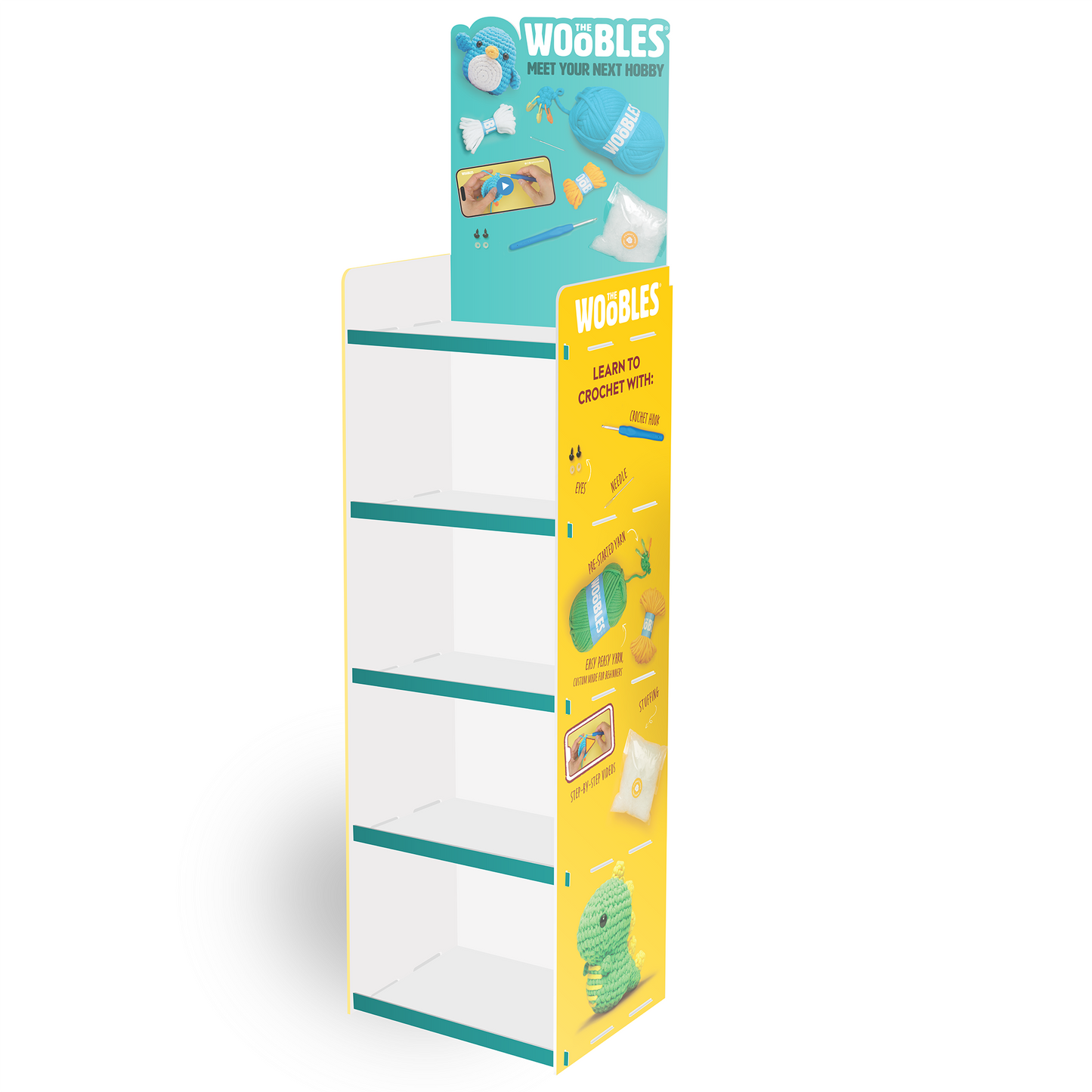 The Woobles Floor Display - Empty