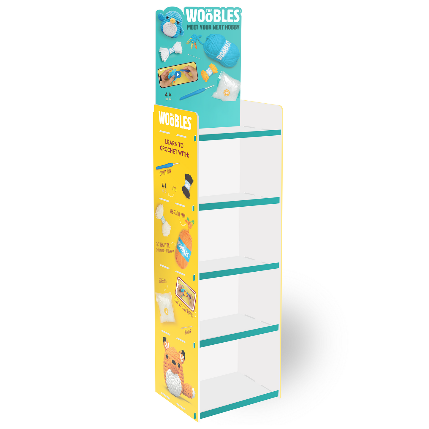 The Woobles Floor Display - Empty