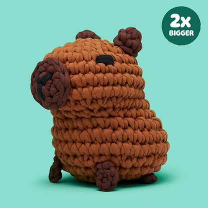 Hugh the Capybara Extra Squeezy Crochet Kit