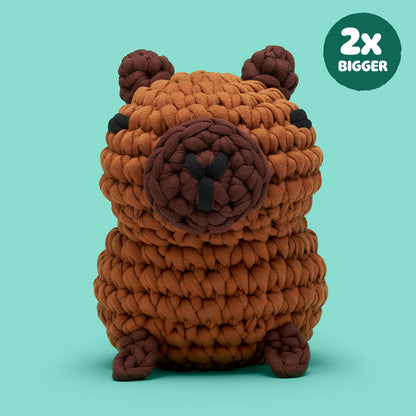 Hugh the Capybara Extra Squeezy Crochet Kit