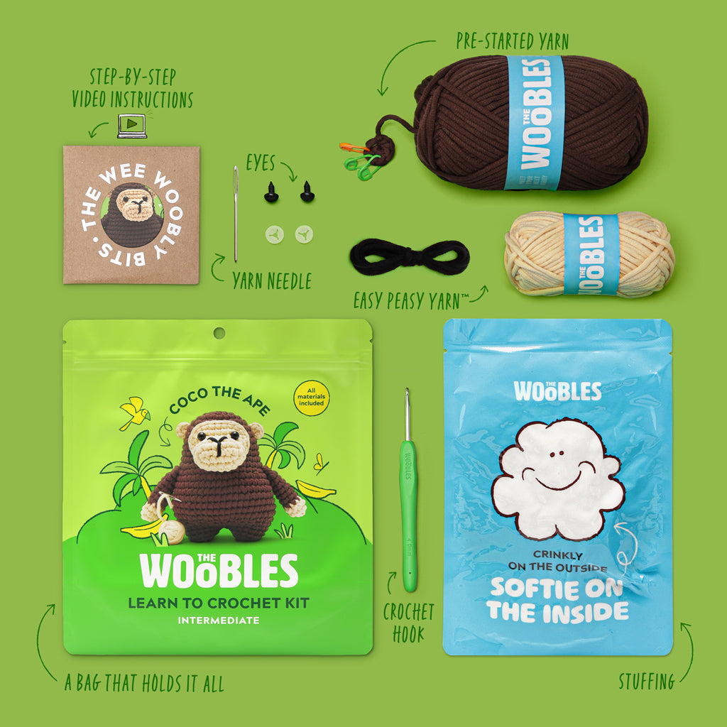Coco the Ape Crochet Kit