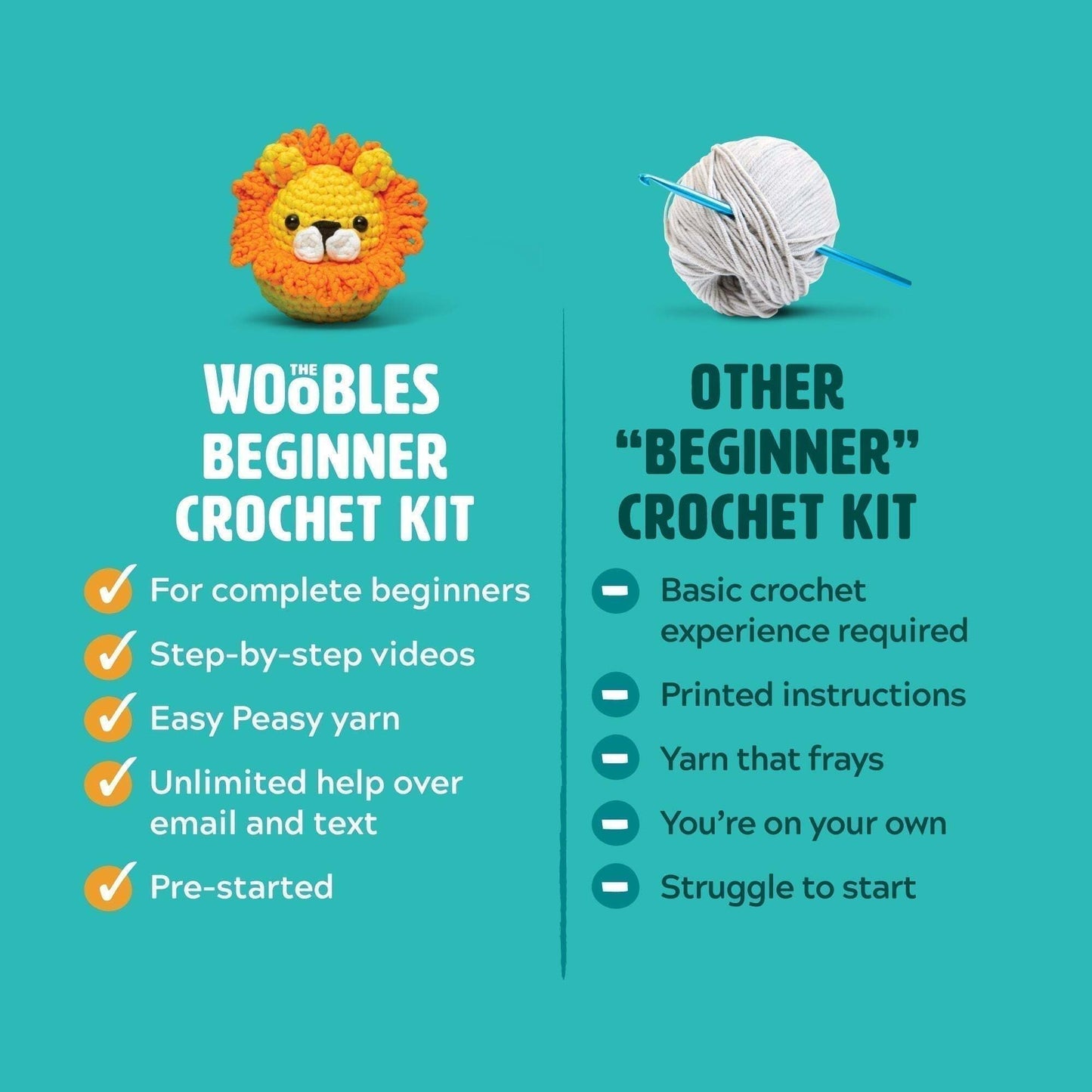 Thing 1 & Thing 2 Crochet Kit